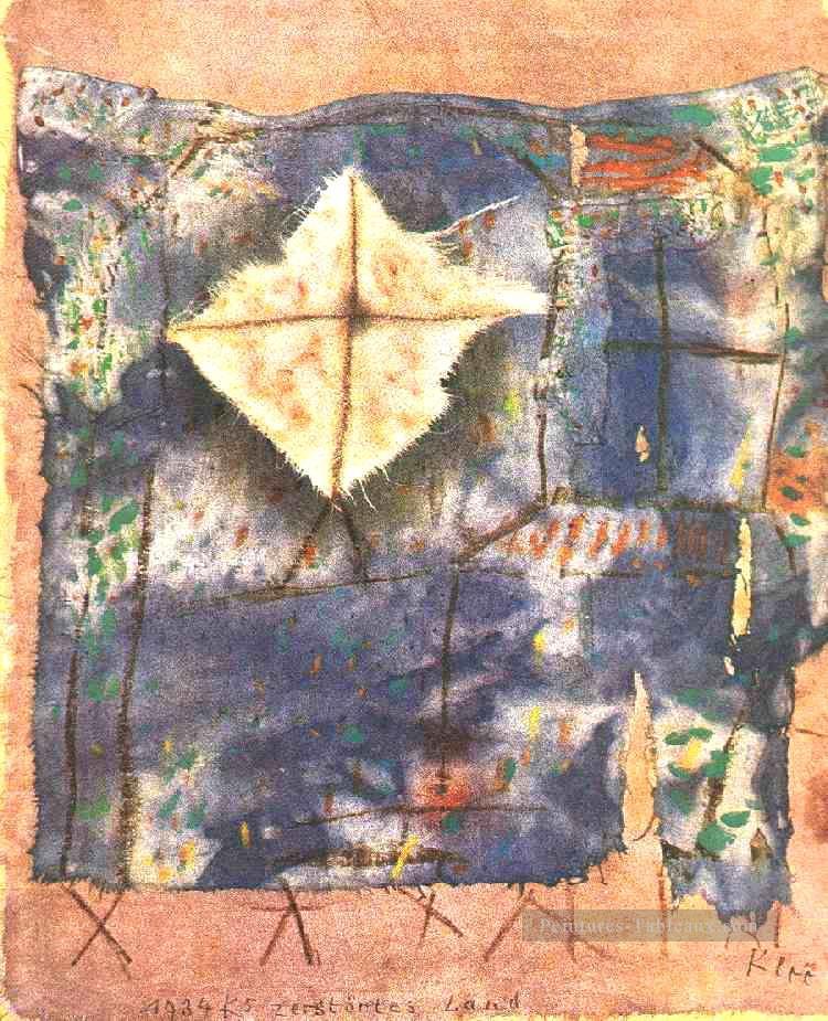 Terre ravagée Paul Klee Peintures à l'huile